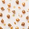 24 Count Small Bronze Fall Christmas Ornaments Balls - 1.2 Inch (Bronze)